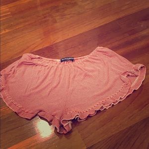 Brandy Melville Striped Shorts